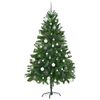 vidaXL Christmas Tree with 300 LEDs with Stand Green 70.9" PE