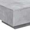 vidaXL Coffee Table Concrete Grey Engineered Wood Compact Durable