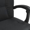 vidaXL Reclining Office Chair Black Faux leather, Metal, Plywood Standard