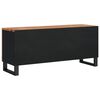 vidaXL TV Cabinet Natural wood with black
