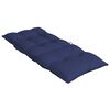 vidaXL Highback Chair Cushion Set of 2 Navy Blue Oxford fabric