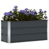 vidaXL Planter Anthracite 39.37 x 15.75 x 17.72 in Steel