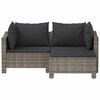 vidaXL Garden Lounge Set Grey, Dark grey
