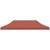vidaXL Party Tent Roof 19.7'x9.8' Terracotta 0.9 oz/ft²