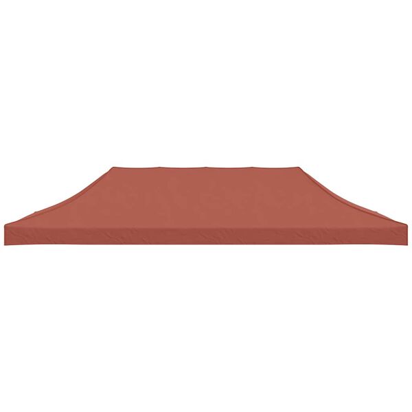 vidaXL Party Tent Roof 19.7'x9.8' Terracotta 0.9 oz/ft²