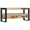vidaXL TV Stand Mango Wood and Black