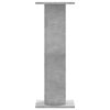 vidaXL Speaker Stands 2 pcs Concrete Grey 11.8x11.8x31.5" Engineered Wood