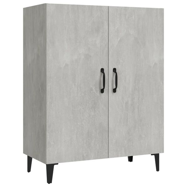 vidaXL Sideboard Concrete Grey Engineered Wood Medium Sideboard