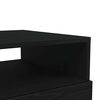 vidaXL Coffee Table Black Oak Engineered wood Medium Coffee Table