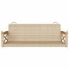 vidaXL Patio Swing Bench Beige