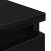 vidaXL TV Cabinet Black Engineered wood Medium TV Cabinet Rectangular
