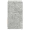vidaXL Bathroom Cabinet Concrete Gray Engineered Wood 23.6x13.0x24.0 in