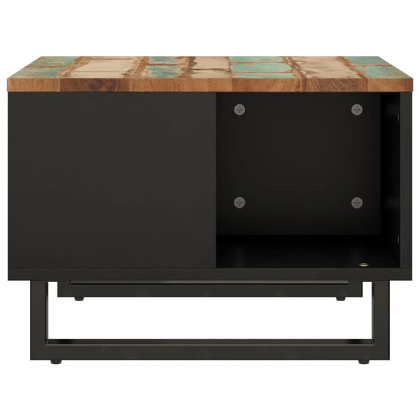 vidaXL Coffee Table Mixed Color Solid reclaimed wood, Iron Medium