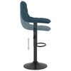 vidaXL Bar Stool Set of 2 Blue