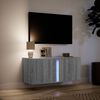 vidaXL TV Wall Cabinet Grey Sonoma Engineered wood 31.5 x 12.2 x 13.8 in