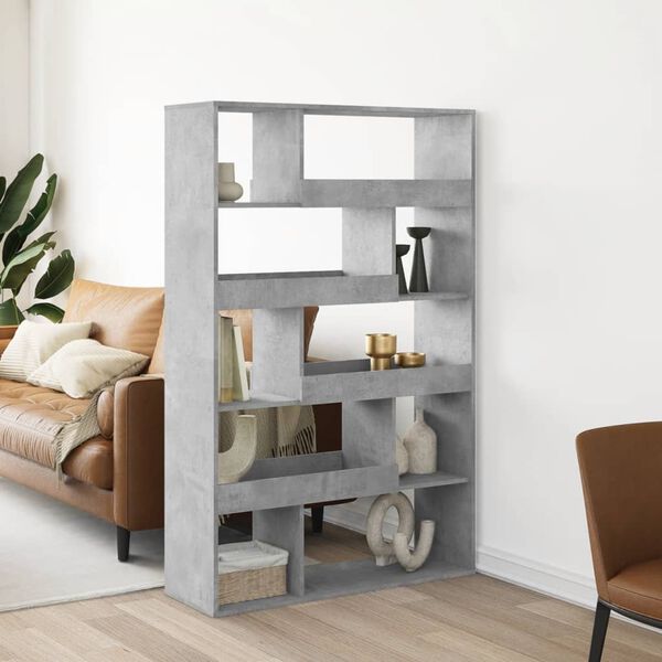 vidaXL Room Divider Concrete Grey Engineered Wood Room Divider