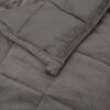 vidaXL Weighted Blanket Grey