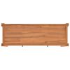 vidaXL TV Cabinet Brown Solid teak wood, Plywood Medium TV Cabinet