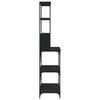 vidaXL Baker's Rack 6-Tier Black 35.4x15.7x70.9" Engineered Wood