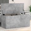 vidaXL Storage Box Concrete Grey Engineered Wood Large Storage Box