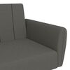 vidaXL Sofa Bed Dark Grey Velvet (100% polyester), wood, plastic 2-seater