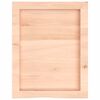 vidaXL Bathroom Countertop 15.7 x 19.7 x (0.8-1.6) " Untreated Solid Wood