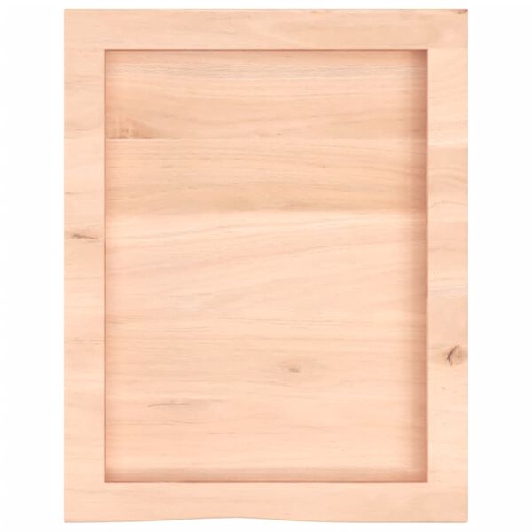 vidaXL Bathroom Countertop 15.7 x 19.7 x (0.8-1.6) " Untreated Solid Wood