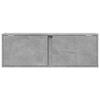 vidaXL TV Wall Cabinet Concrete Grey Engineered Wood 39.4 in