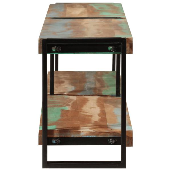vidaXL TV Cabinet Unique due to reclaimed wood Solid reclaimed wood, metal