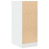 vidaXL Apothecary Cabinet White Engineered wood 11.8 x 16.1 x 30.5 in