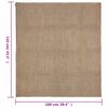 vidaXL Jute Sacks 5 pcs 39.4x43.3" 100% Jute 220 gsm