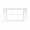 vidaXL Aquarium Stand White Engineered Wood Medium Aquarium Stand