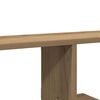 vidaXL Wall-mounted TV Shelf Artisan Oak Engineered Wood Medium