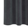 vidaXL Curtains with Curtains 2 pcs Light grey 55.12 x 55.12 in Velvet