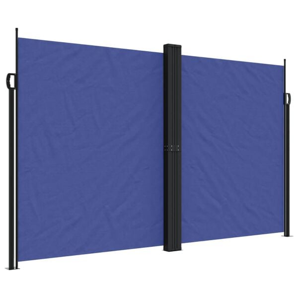 vidaXL Retractable Side Awning Blue