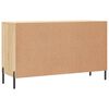 vidaXL Sideboard Sonoma oak Engineered wood, metal 39.4x14.2x23.6 in
