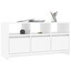 vidaXL TV Stand High Gloss White 40.2"x14.8"x20.7" Engineered Wood