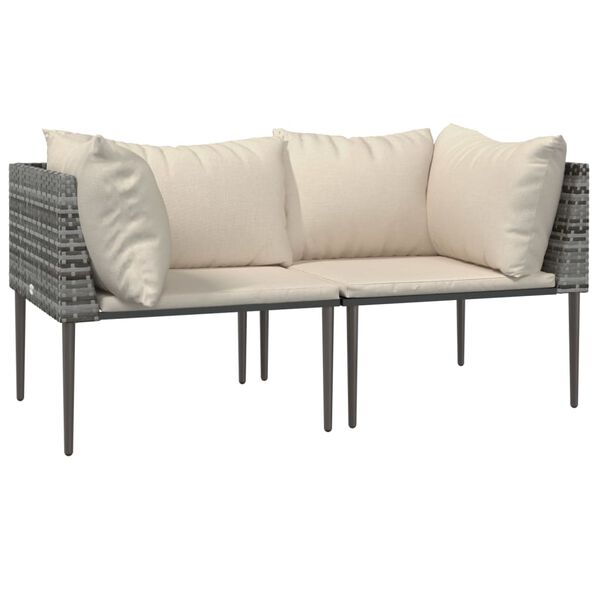 vidaXL Garden Lounge Set Grey, Beige