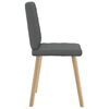 vidaXL Dining Chair Set of 6 Dark Grey