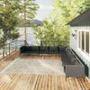 vidaXL Garden Lounge Set Dark grey