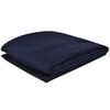 vidaXL Slipcover Navy Blue Micro-suede 55.1 x 82.7 in Removable Covers