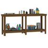 vidaXL Work Bench Honey Brown 70.9x19.7x31.5" Solid Wood Pine