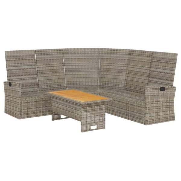vidaXL Garden Lounge Set Grey