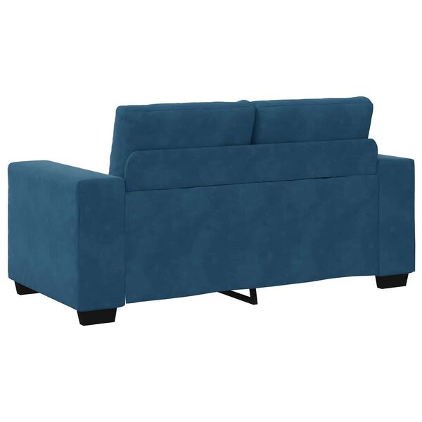 vidaXL Sofa Blue 62.99 x 30.31 x 32.28 in Fabric