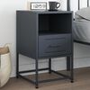 vidaXL Bedside Cabinet Anthracite Steel Medium Bedside Cabinet