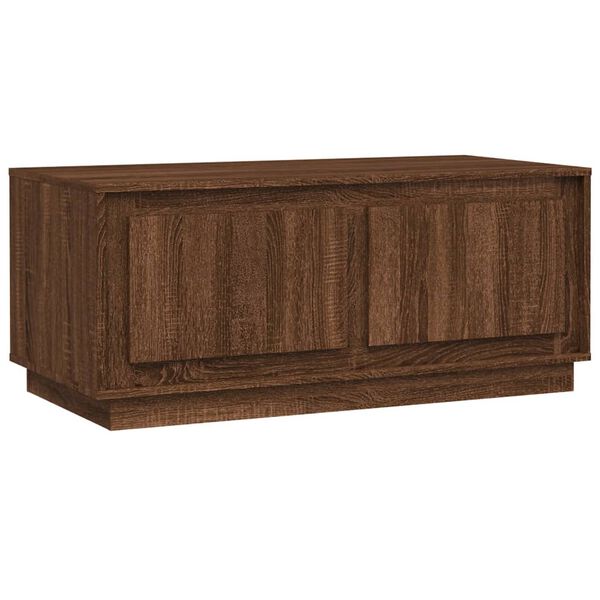 vidaXL Coffee Table Brown Oak Engineered Wood Medium Coffee Table