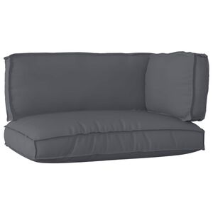 vidaXL Pallet Cushion Set 3 pcs Anthracite Oxford Fabric