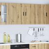 vidaXL Kitchen Wall Cabinet Set of 2 Artisan Oak Engineered wood Medium