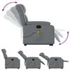 vidaXL Electric Stand Up Massage Recliner Chair Gray