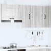 vidaXL Kitchen Wall Cabinet Grey sonoma Engineered wood Medium